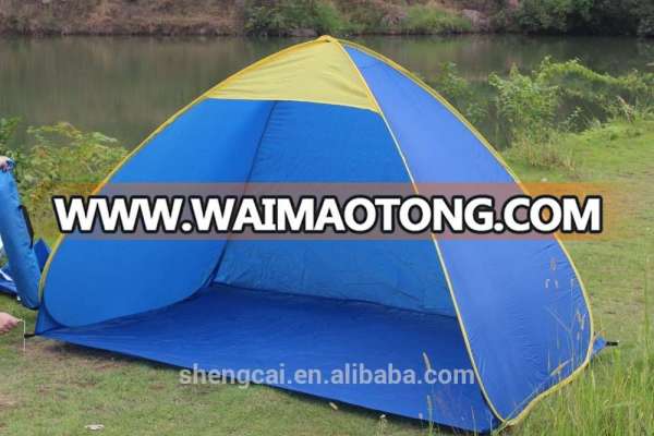 2015 new high quality automatic pop up beach shelter